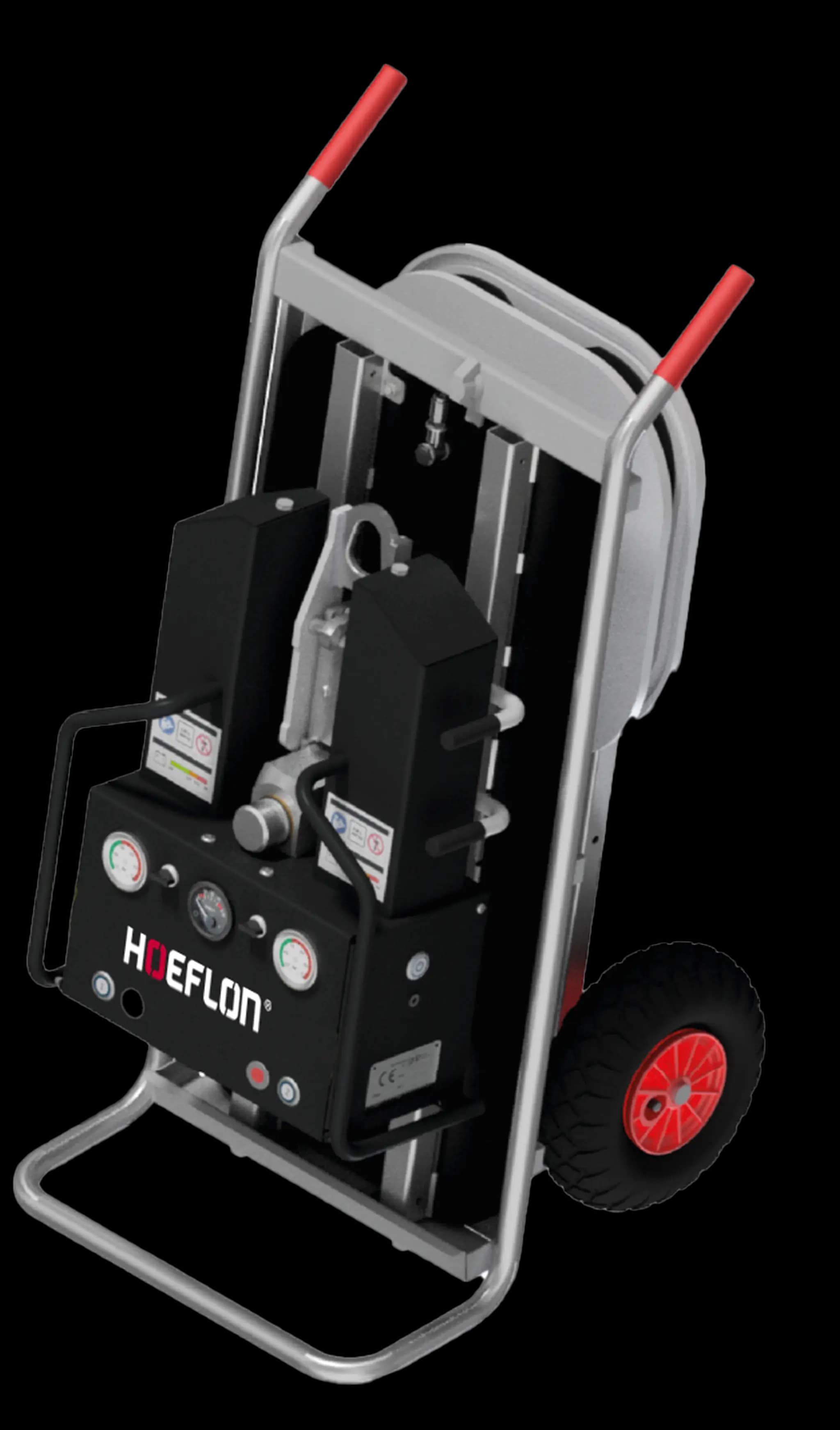 Hoeflon CX5-L con carrito de transporte