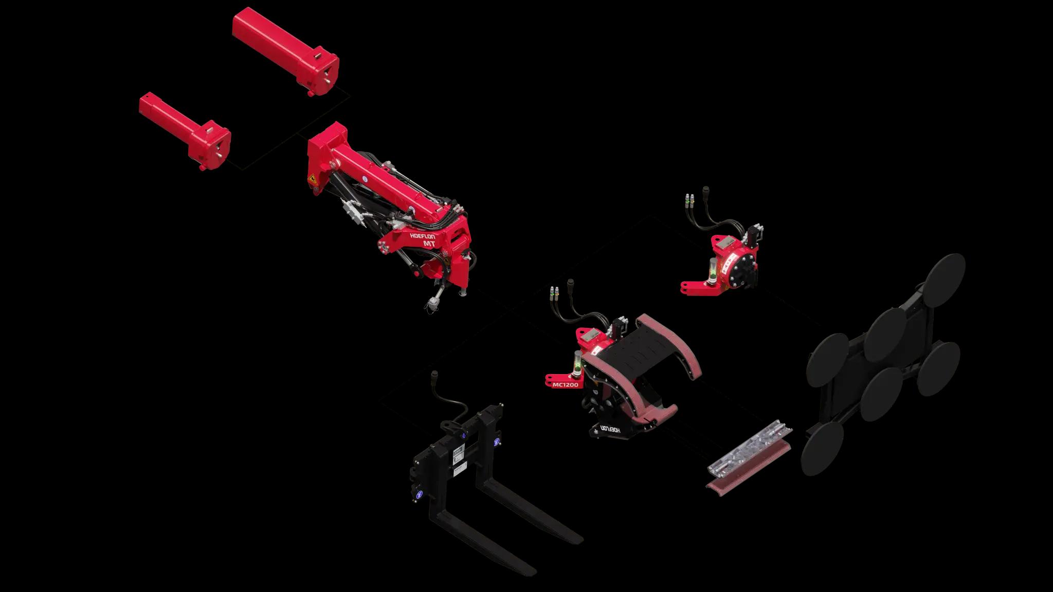 Herramienta múltiple Hoeflon completa con varios accesorios