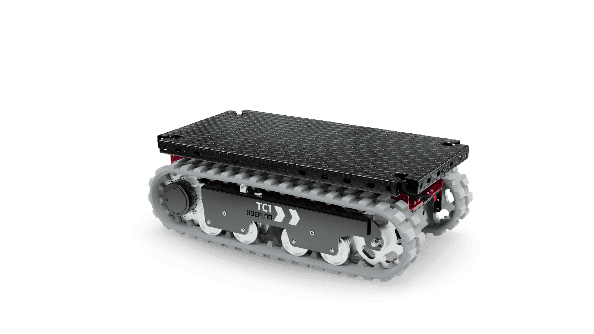 Vehículo con orugas TC1 con plataforma