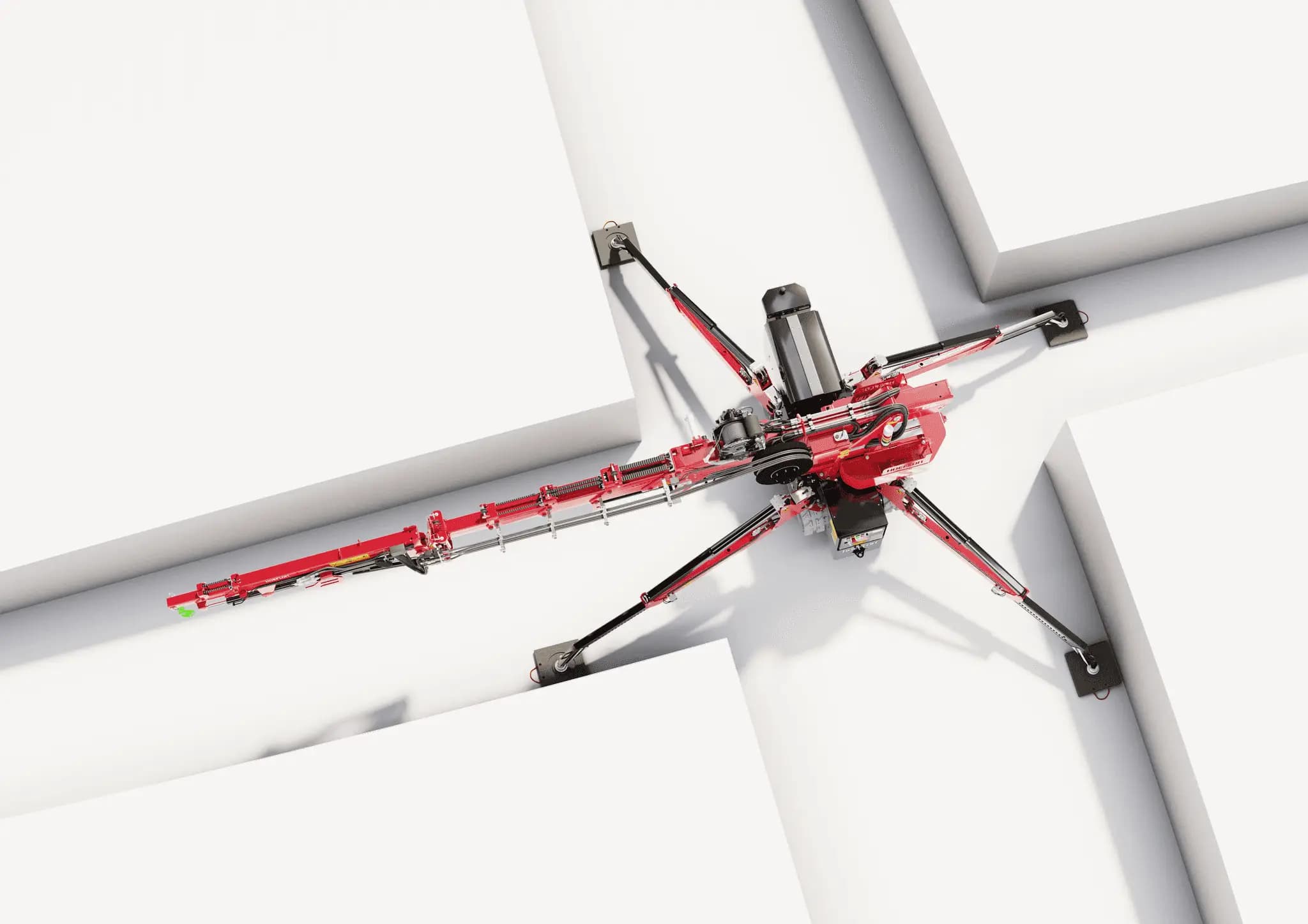 Imagen renderizada de la Hoeflon C6e, vista desde arriba.